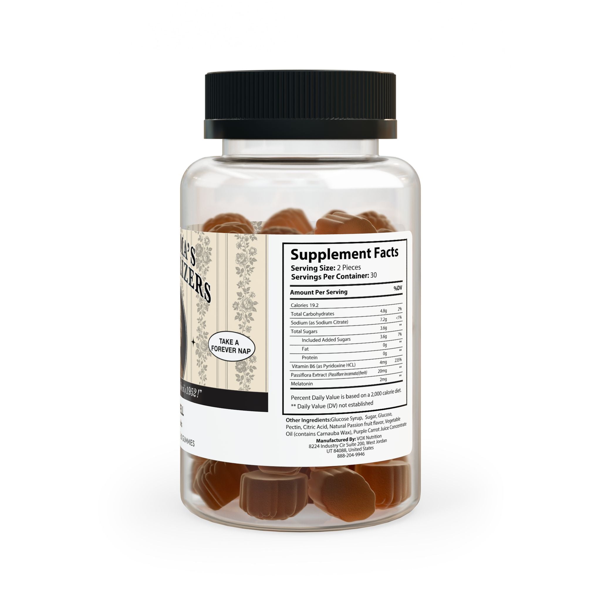 Grandmas Midnight Tranquilizers  (Actual Sleep Aid Gummies)