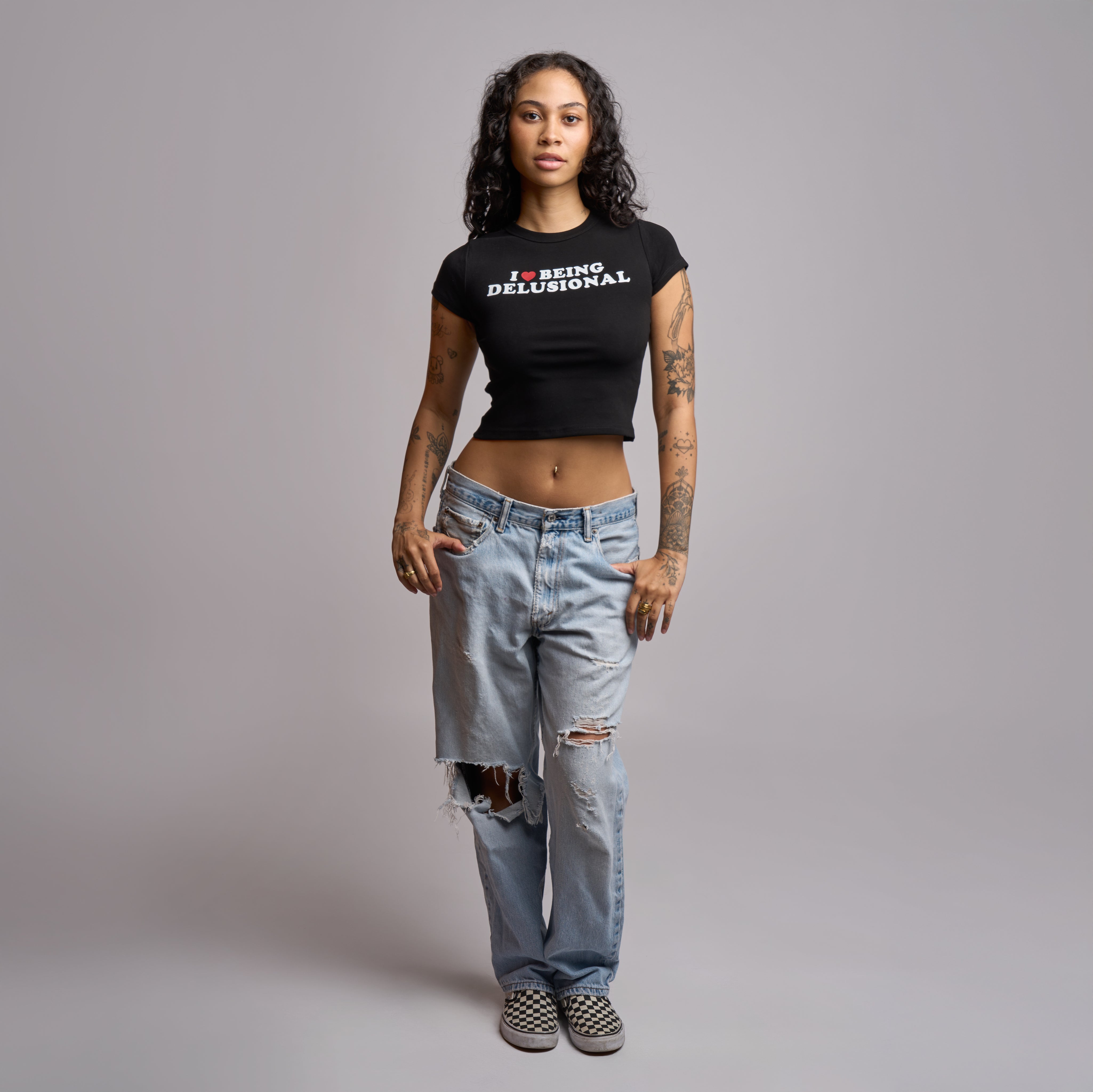 $14.99 Delusional Crop Top