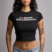 $14.99 Delusional Crop Top