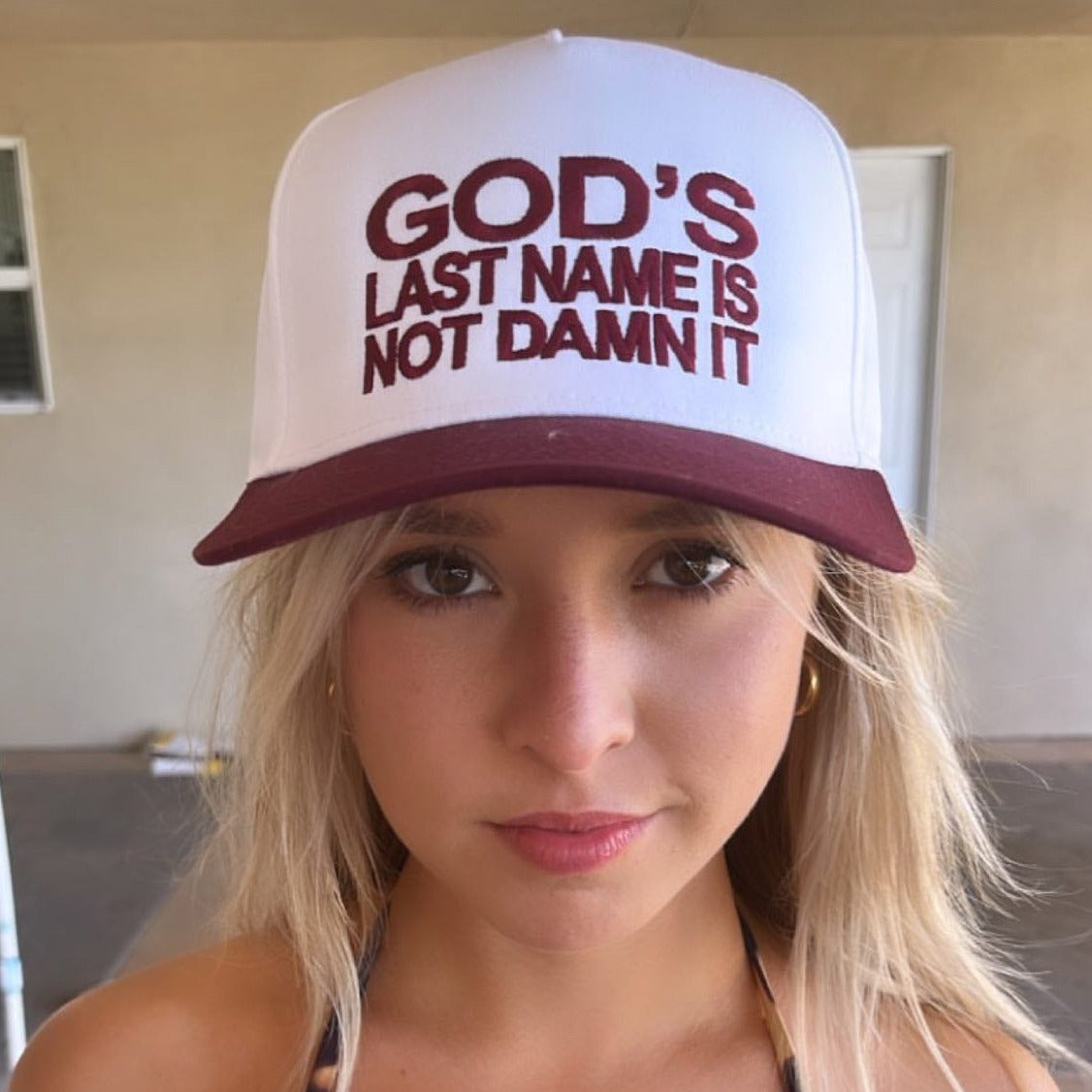 Gods Last Name Hat