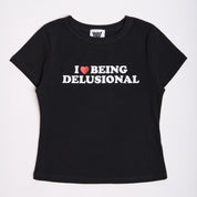 $14.99 Delusional Crop Top