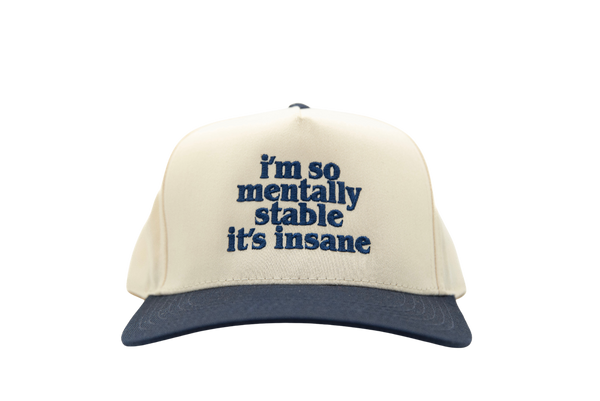 i'm so mentally stable it's insane hat - Restocking Early May!!!